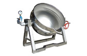 Tilting type steam jacketed kettle