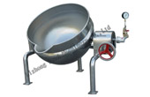 Tilting type steam jacketed kettle